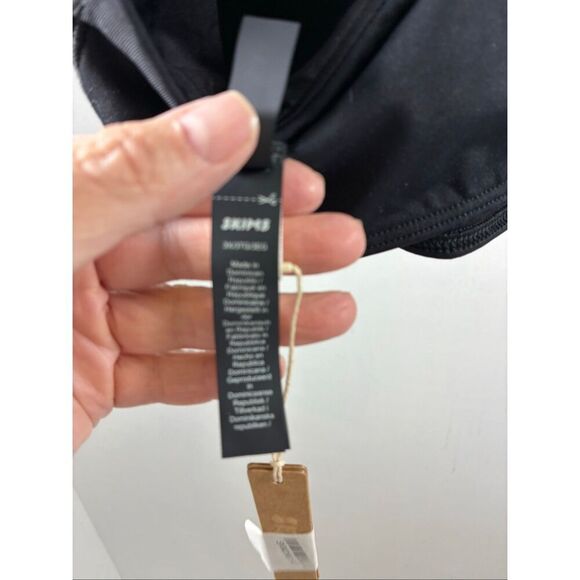 SKIMS NWT Square Neck Scoop Top in Obsidian Size 3X - Picture 6 of 7